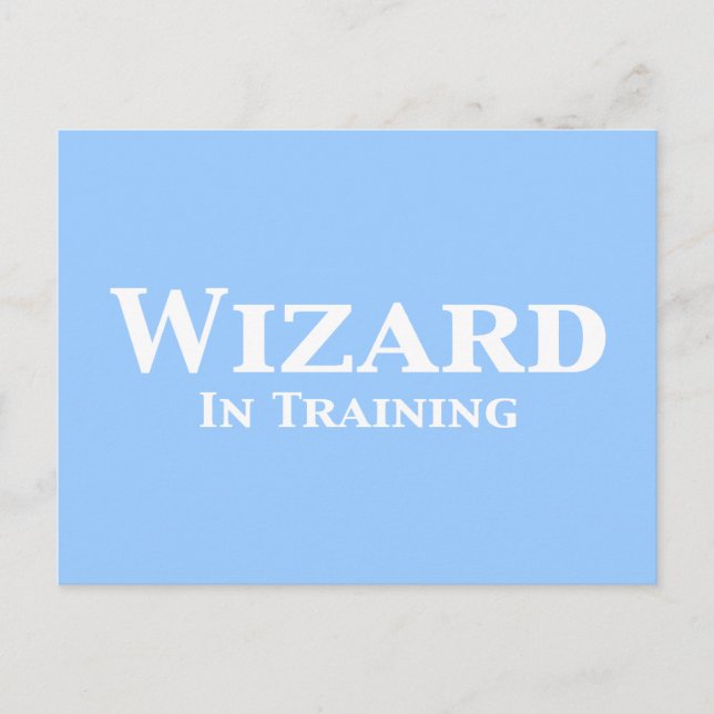 Wizard In Training Gifts Postcard (Front)