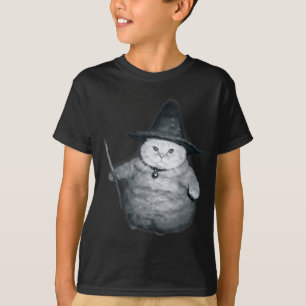 Wizard kitten meme chonk witch cat meme stupid T-Shirt