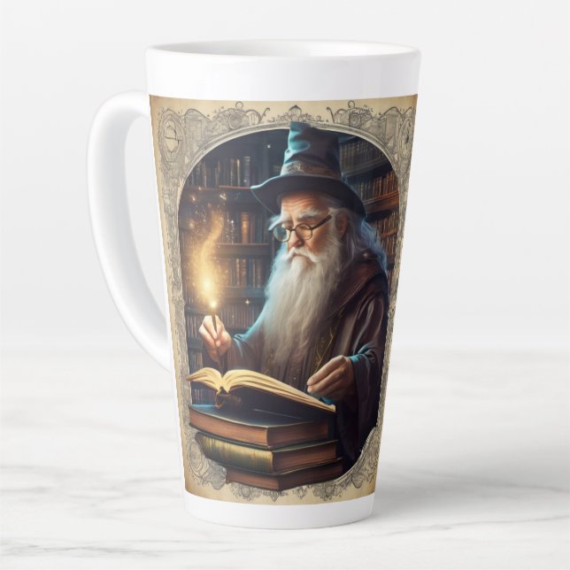 Wizard  latte mug (Left Angle)