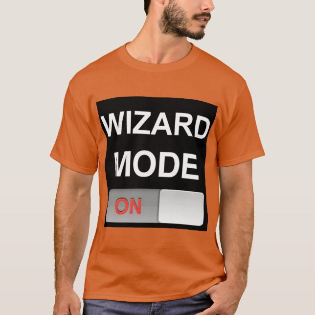 Wizard Mode: Dark Edition - Single Sided T-Shirt (Front)