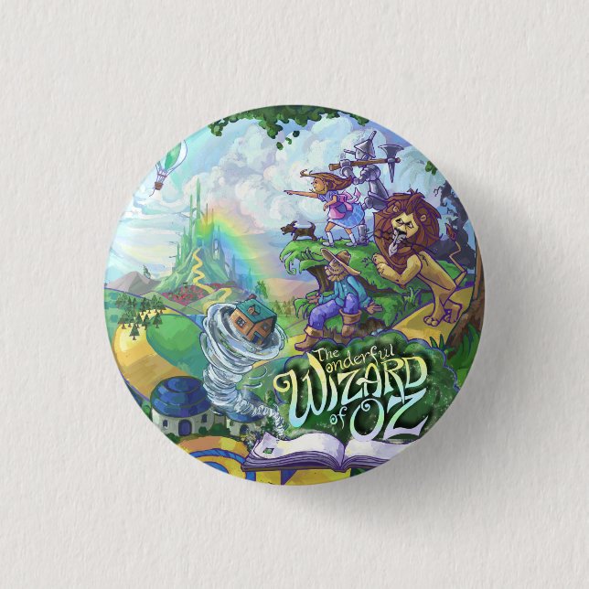 Wizard of Oz 3 Cm Round Badge (Front)