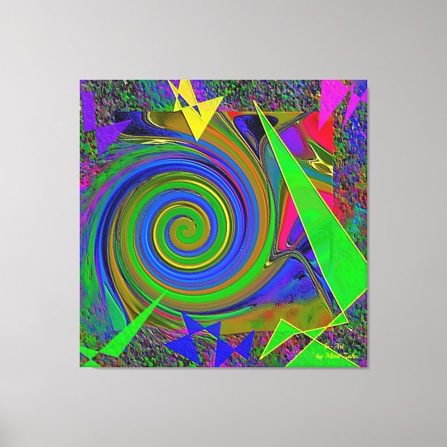 "Wizard of Oz" 40" x 40" Stretched Canvas 3 Panel (Front)