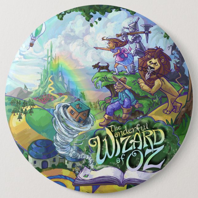 Wizard of Oz 6 Cm Round Badge (Front)