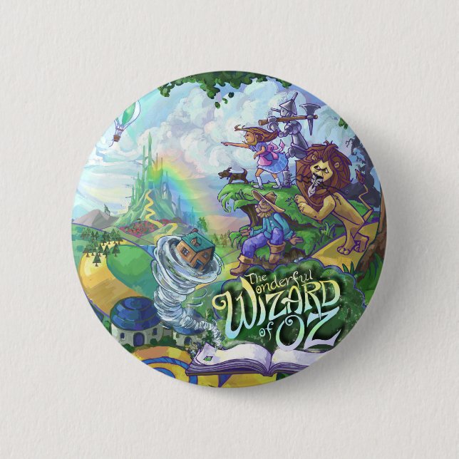 Wizard of Oz 6 Cm Round Badge (Front)