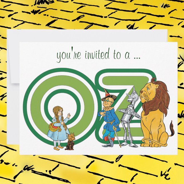 Wizard of Oz Baby Shower Party Invitation (Creator Uploaded)