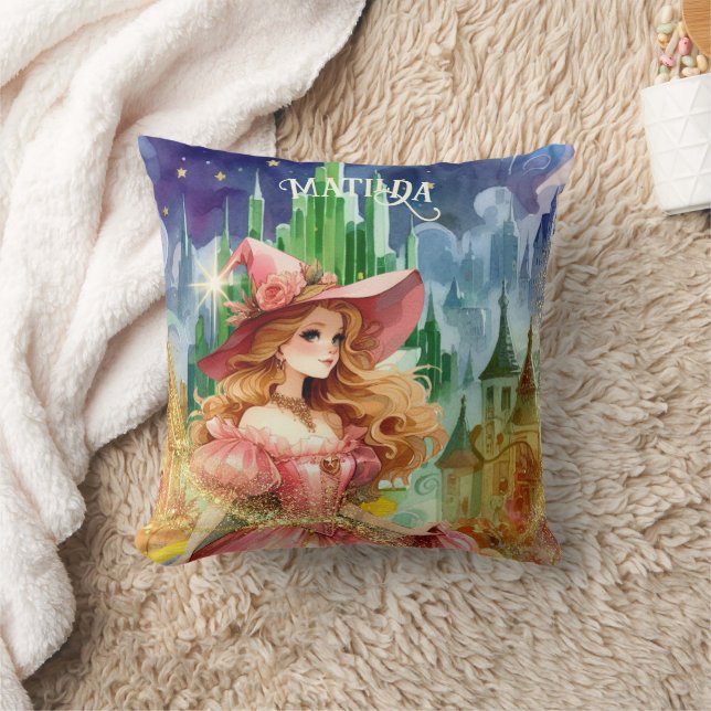Wizard of Oz Birthday Good Witch Custom Decor Cushion (Blanket)
