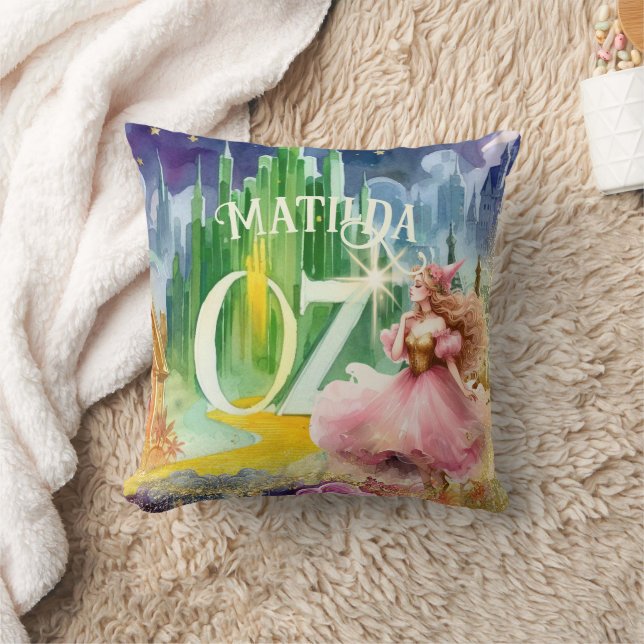 Wizard of Oz Birthday Good Witch Custom Decor Cushion (Blanket)