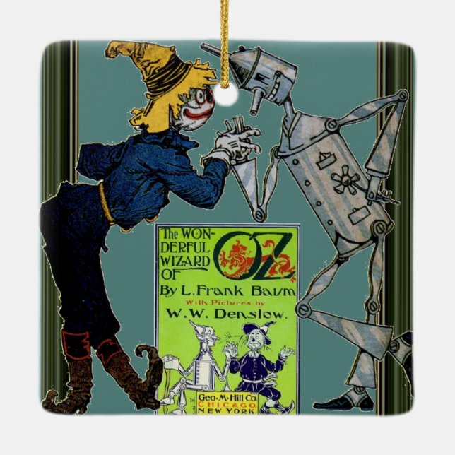 Wizard of Oz Ceramic Ornament (Back)