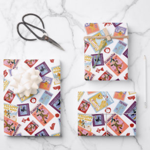 Wizard of Oz™ Character Print Toss Pattern Wrapping Paper Sheet