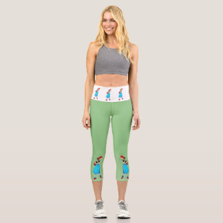 WIZARD OF OZ DOROTHY AND HER SHOES CAPRI LEGGINGS