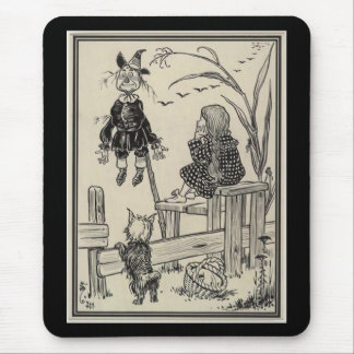 Wizard of Oz Dorothy and the Scarecrow Mouse Pad