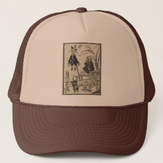 Wizard of Oz Dorothy and the Scarecrow Trucker Hat