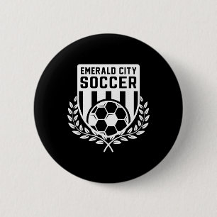 Wizard Of Oz Emerald City Soccer Footbyll Costume 6 Cm Round Badge