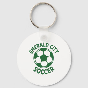 Wizard Of Oz Emerald City Soccer Footbyll Costume Key Ring