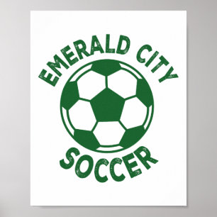 Wizard Of Oz Emerald City Soccer Footbyll Costume  Poster