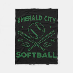 Wizard Of Oz Emerald City Softll Costume Halloween Fleece Blanket