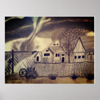 WIZARD OF OZ GALE FARM poster