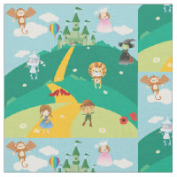 Wizard of Oz on Emerald City Background