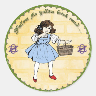 Wizard of Oz Party Dorothy Sticker