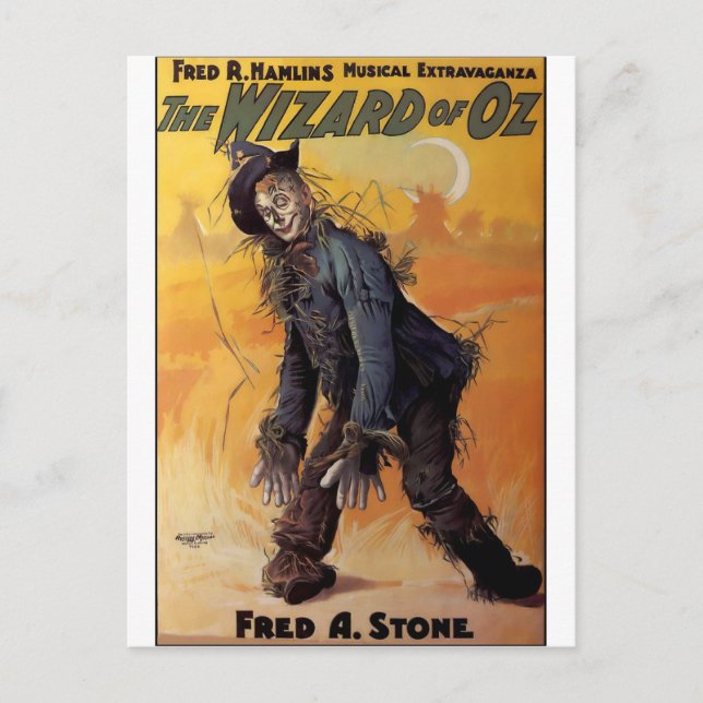 Wizard Of Oz Postcard (Front)