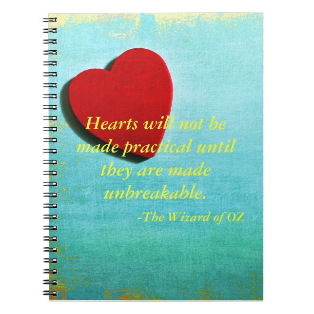 Wizard of OZ quote Journal (Front)