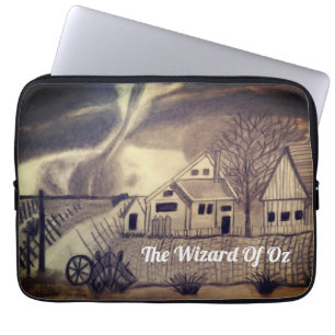 WIZARD OF OZ TWISTER   LAPTOP SLEEVE