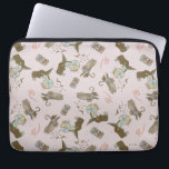 Wizard of Oz™ Wicked Witch™ Crystal Ball Pattern Laptop Sleeve<br><div class="desc">Add a touch of wickedly whimsical charm to your collection with this enchanting, vintage-inspired pattern featuring iconic characters from The Wizard of Oz. Showcasing the mysterious Wicked Witch alongside her winged monkeys, magical crystal ball, swirling skies, and hourglasses, this design captures the darker, spellbinding side of the beloved classic. The...</div>