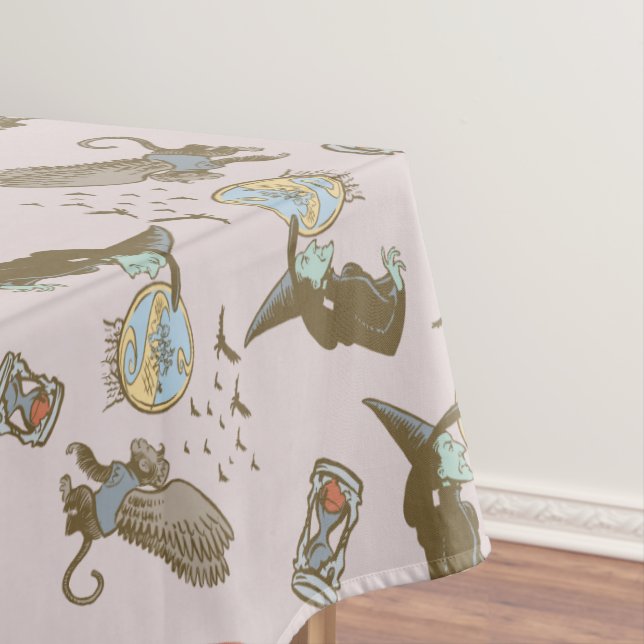 Wizard of Oz™ Wicked Witch™ Crystal Ball Pattern Tablecloth (In Situ)