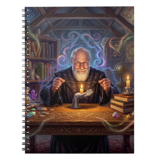 Wizard of Powerful Minimalism Notebook (Front)