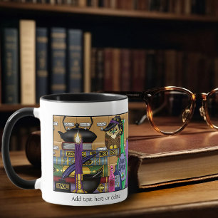 Wizard Owl Books Potions Mug