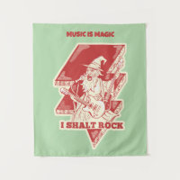 Wizard playing guitar