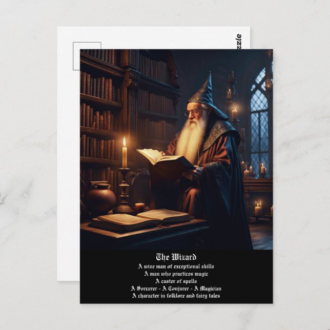 Wizard Postcard (Front/Back)