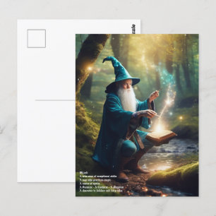 Wizard Postcard