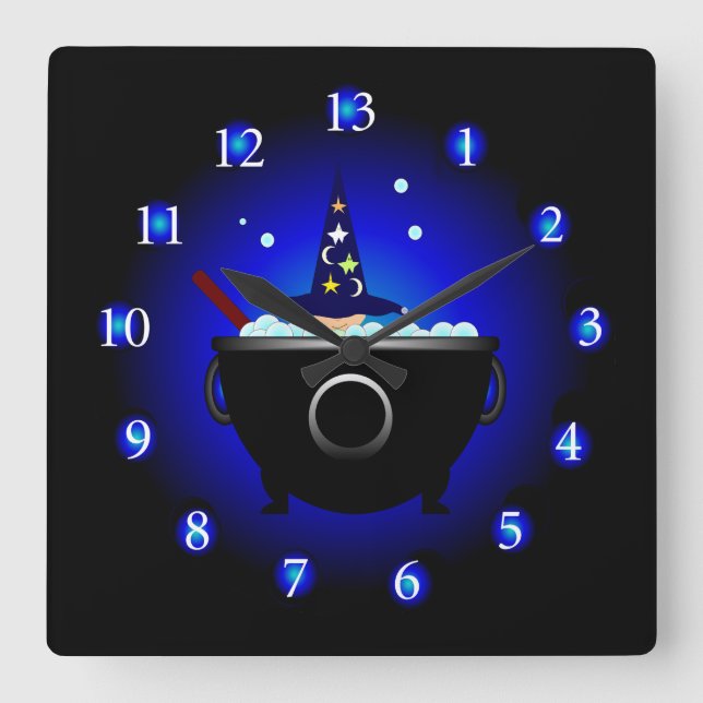 Wizard Potions Wall Clock (Front)