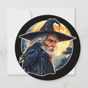 Wizard with a Raven - Halloween Fan Fun 2