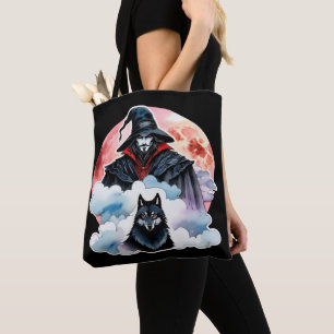 Wizard with a Wolf - Halloween Fan Fun 1 Tote Bag