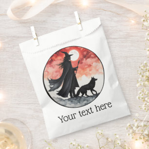 Wizard with a Wolf - Halloween Fan Fun 2 Favour Bags