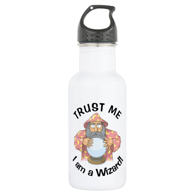 Wizard with Ball 532 Ml Water Bottle (Front)