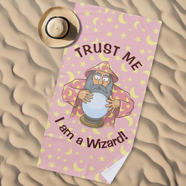 Wizard with Ball Beach Towel (Creator Uploaded)