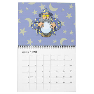 Wizard with Ball Calendar