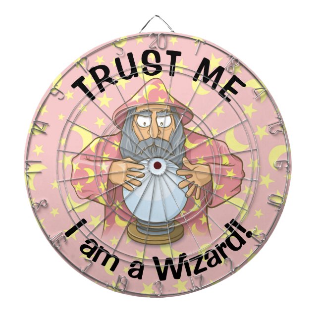 Wizard with Ball Dartboard (Front)