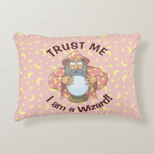 Wizard with Ball Decorative Cushion