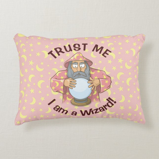 Wizard with Ball Decorative Cushion (Front)