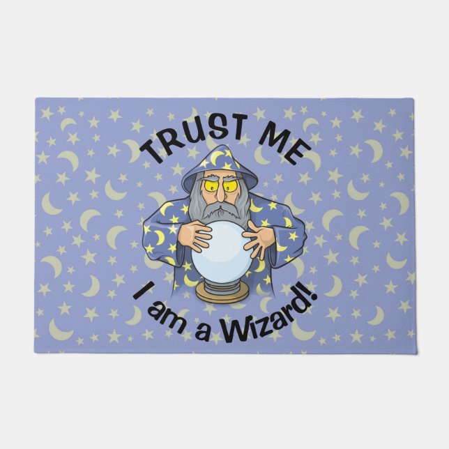 Wizard with Ball Doormat (Front)