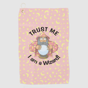 Wizard with Ball Golf Towel