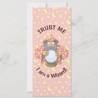 Wizard with Ball Invitation