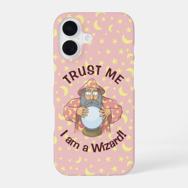 Wizard with Ball iPhone 16 Case (Back)