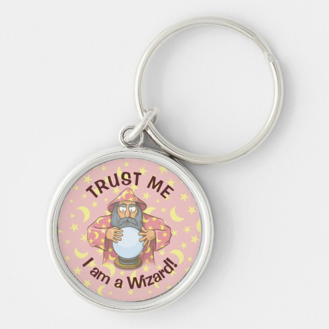 Wizard with Ball Key Ring (Front)