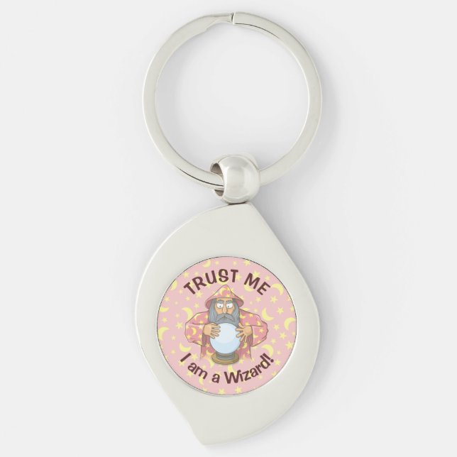 Wizard with Ball Key Ring (Front)