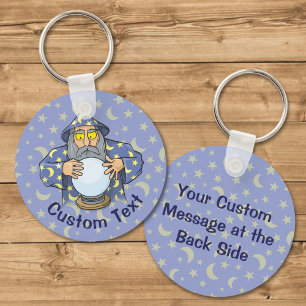 Wizard with Ball Keychain